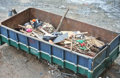 Residents disposing of furniture in Balham